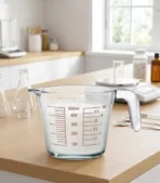 Kulplu Cam Beher – Ölçekli Cam Ölçü Kabı